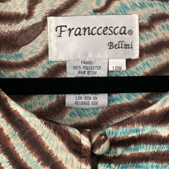 Franccesca Bellini vintage silky layered jacket - Picture 2 of 2